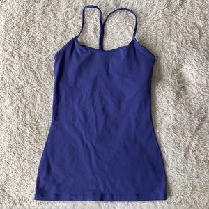 Lululemon y tank top w/ built in bra